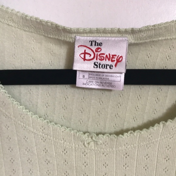 Vintage Lady and the Tramp Knitted Green Tee shirt - Picture 3 of 4